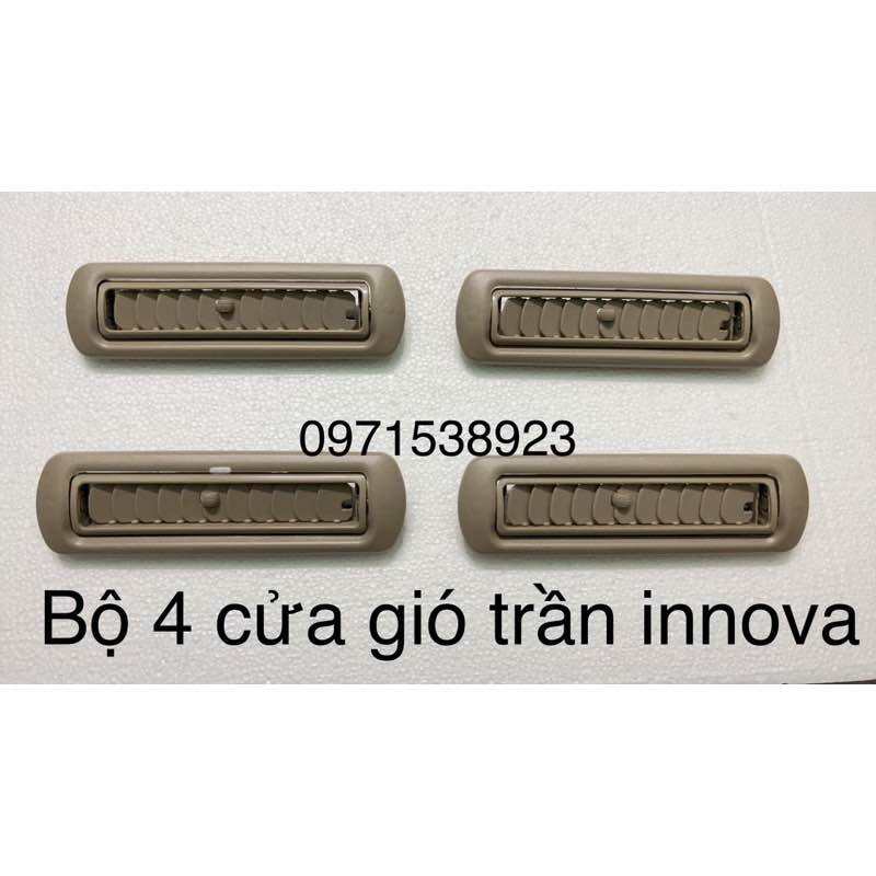 4 cửa gió trần toyota innova 2005-2016 cao cấp