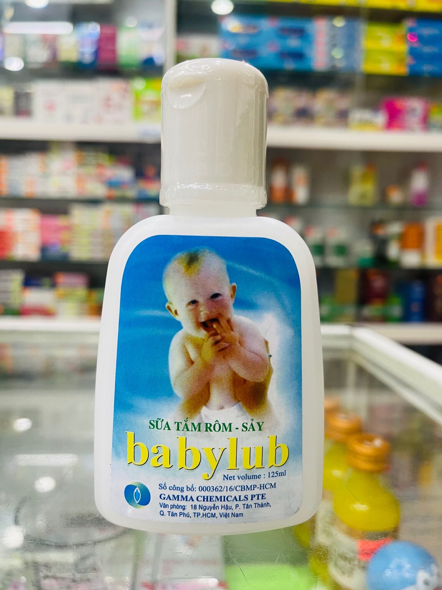 Sữa tắm rôm sảy Babylub - 125ml