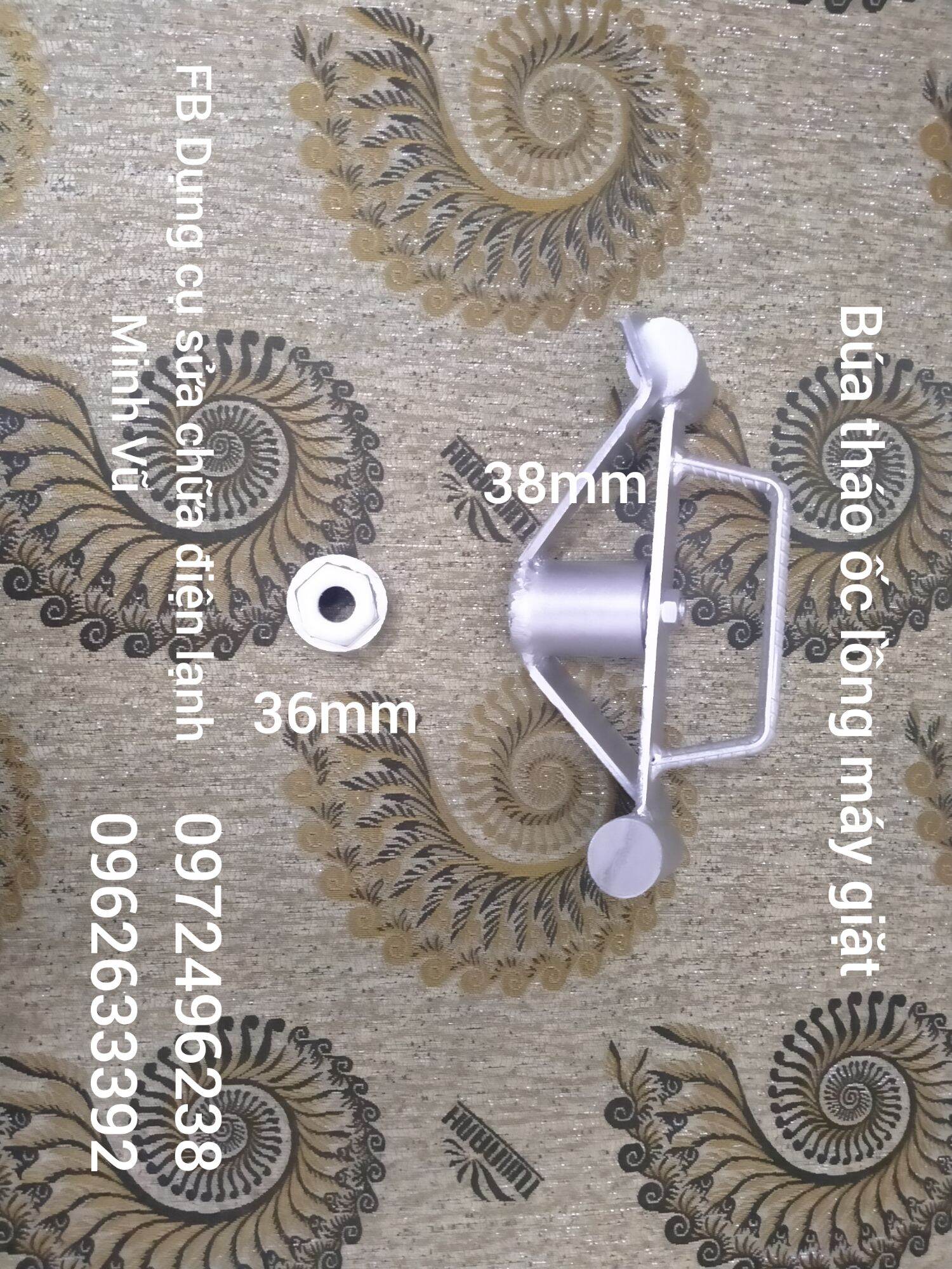 Combo Búa Tháo Ốc Lồng + Cảo Mâm + Cảo Lồng Máy Giặt