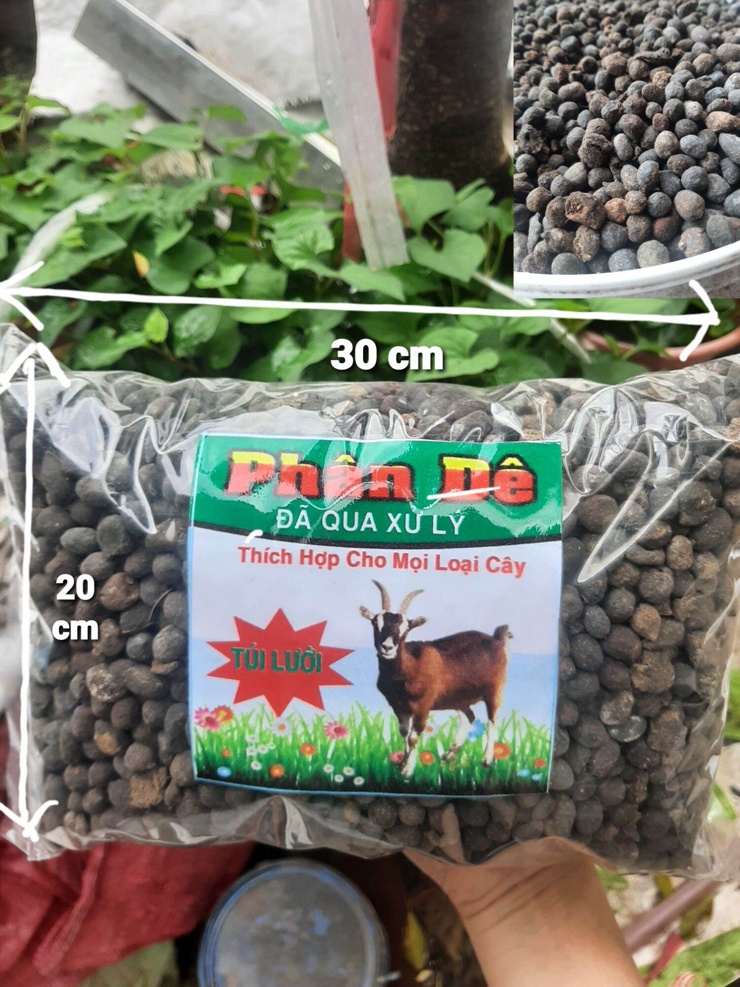 Phân Dê Đã qua xử lí loại nửa kí