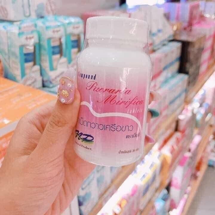 Lọ 60viên nở ngực trắng da pueraria mirifica yan hee thái lan