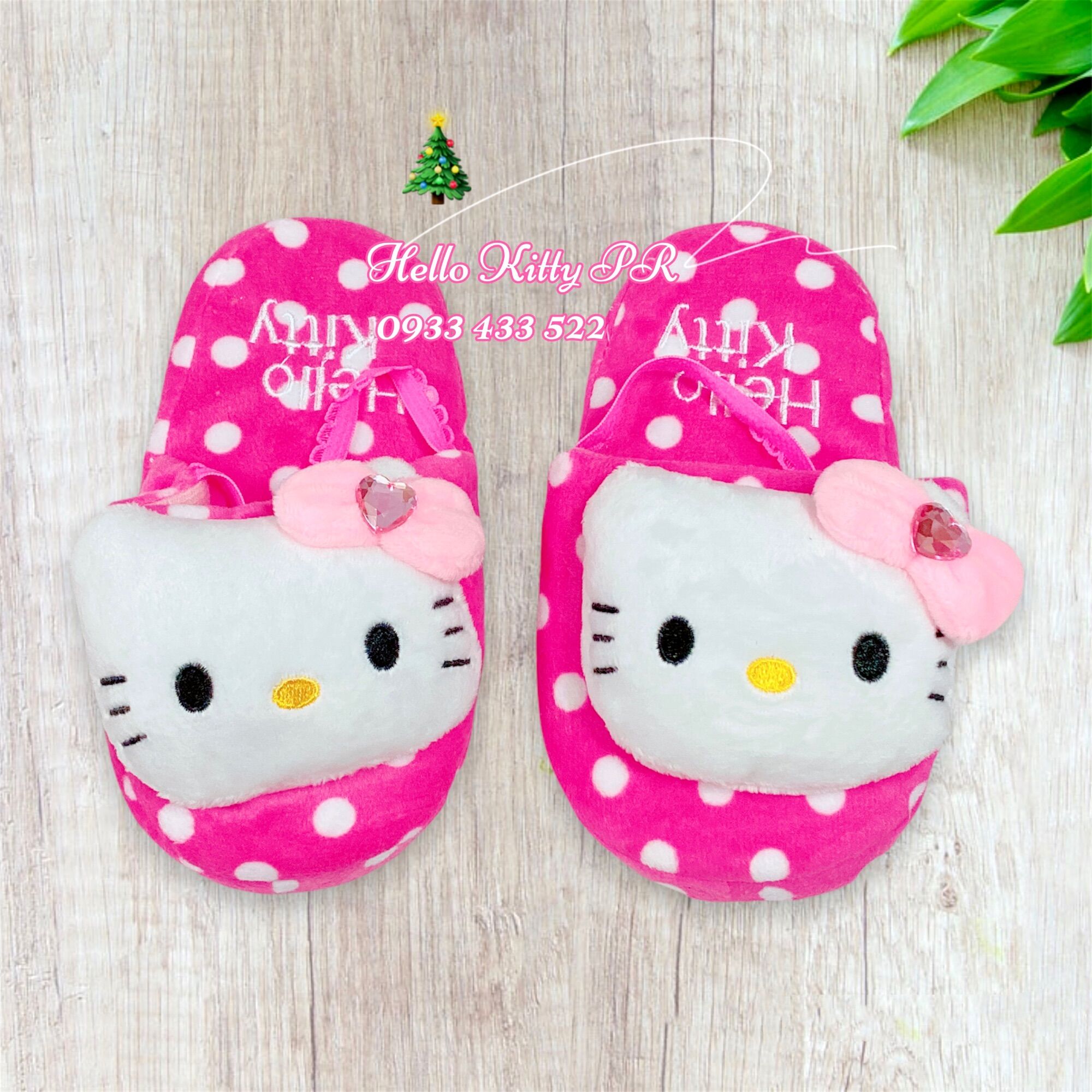 Dép bông trẻ em Hello Kitty - Doremon Doraemon