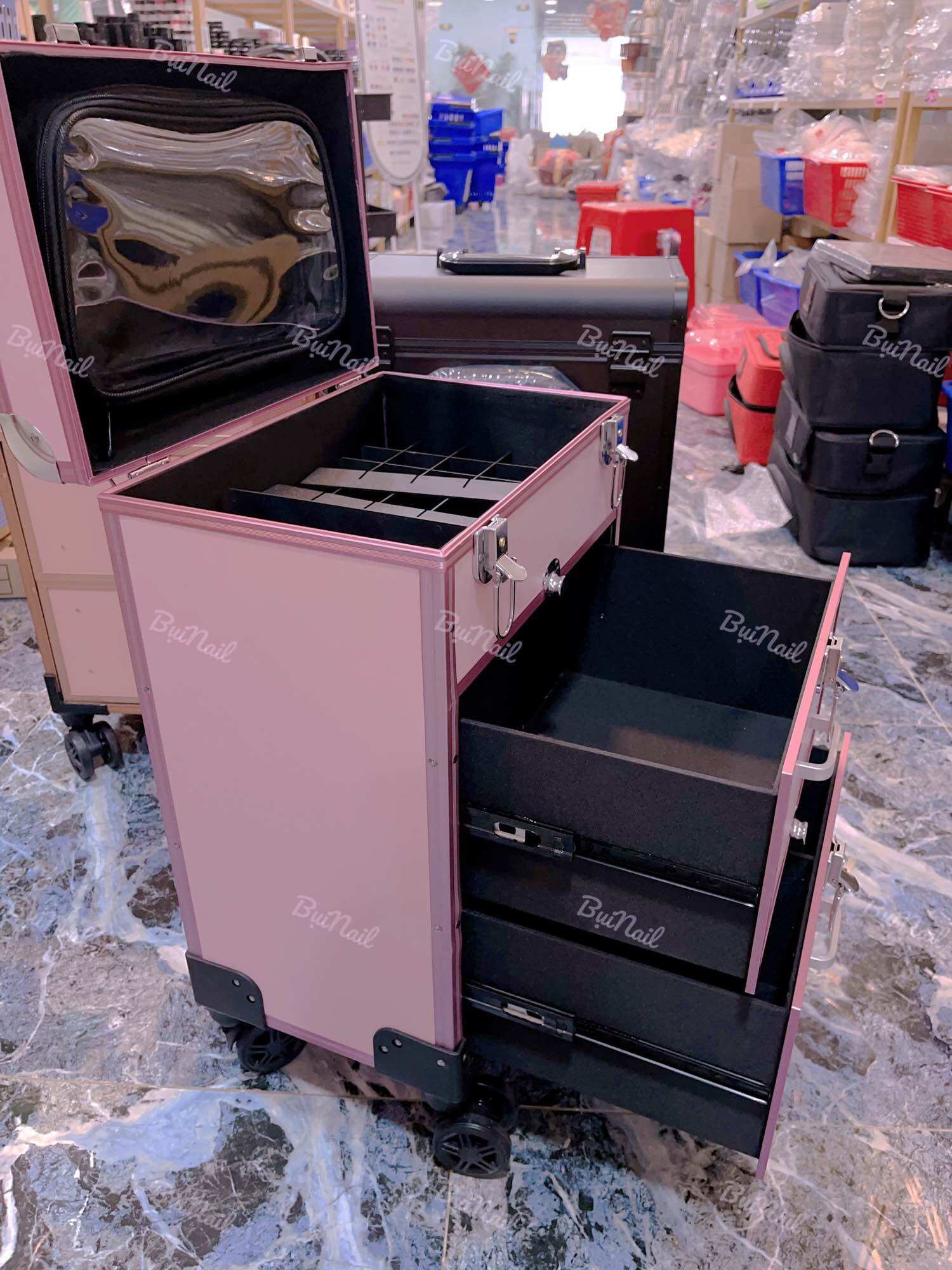 CỐP VALI KÉO 3 TẦNG