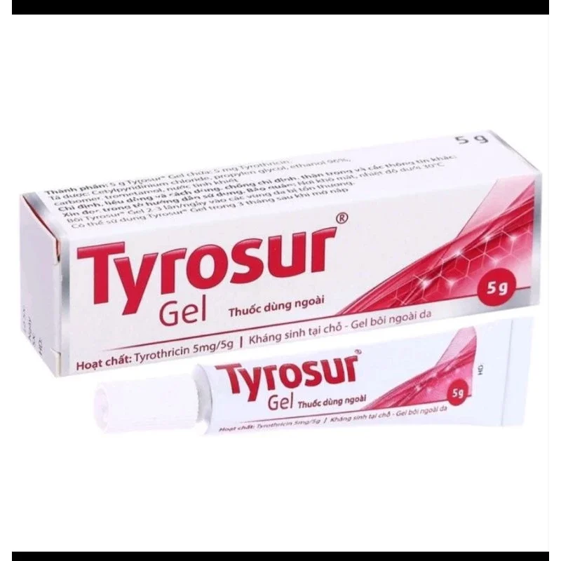 Tuýp thoa da gel Tyrosur nhập khẩu từ Đức