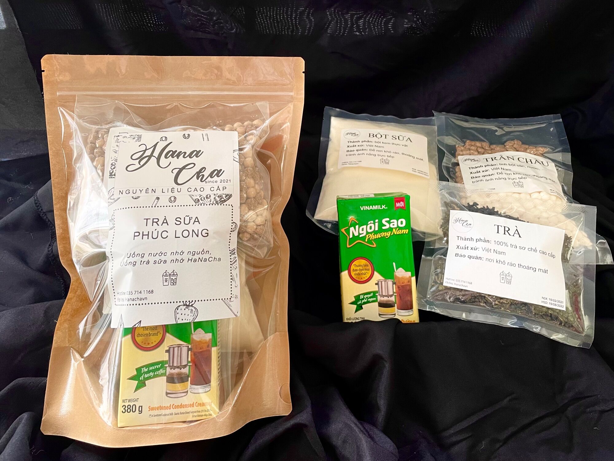 SET TRÀ SỮA PHÚC LONG TỰ PHA (15-20 ly)