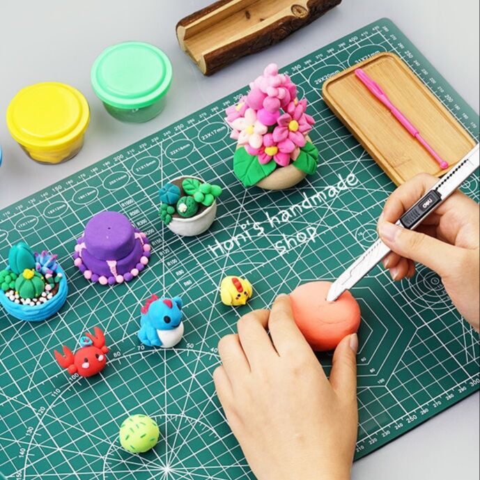 Đất Sét Nhật Nhẹ Tự Khô Nhiều Màu 50g