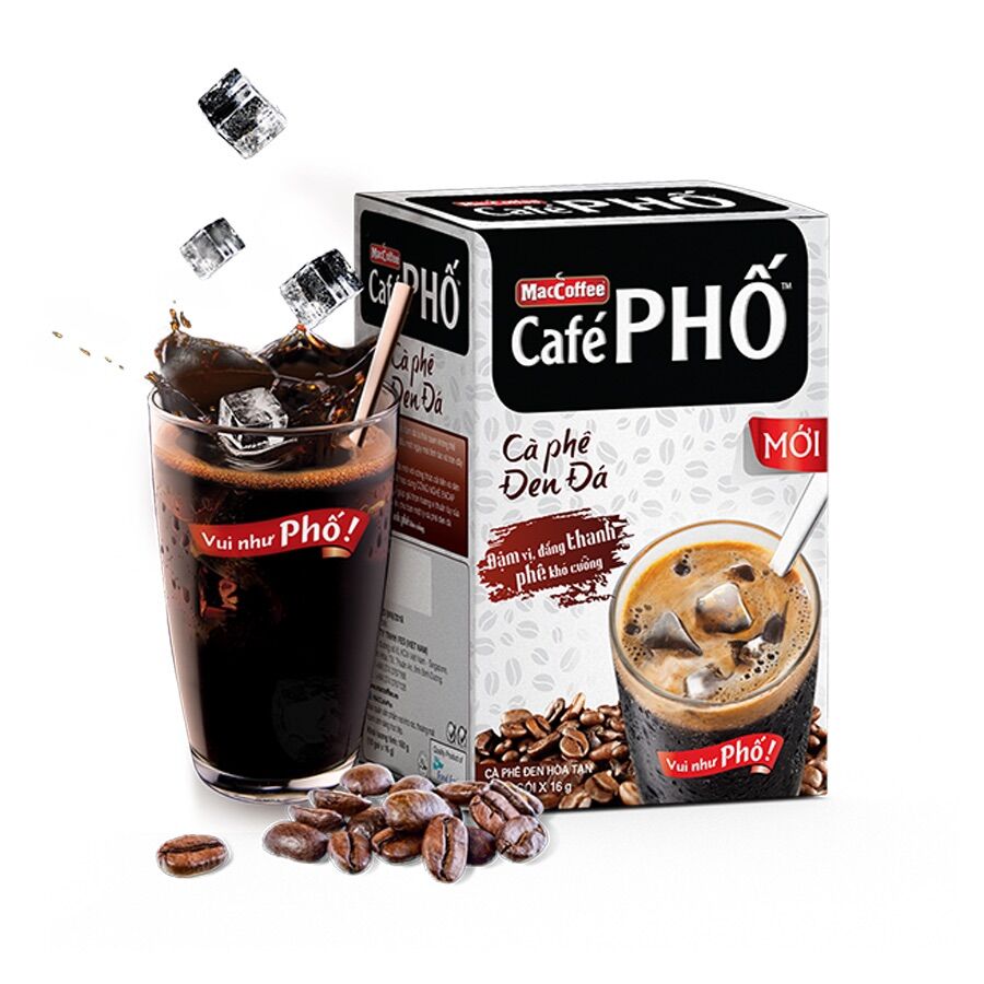 1 hộp Cafe PHỐ ĐÁ . Hộp 10 gói hưng vị đậm đà