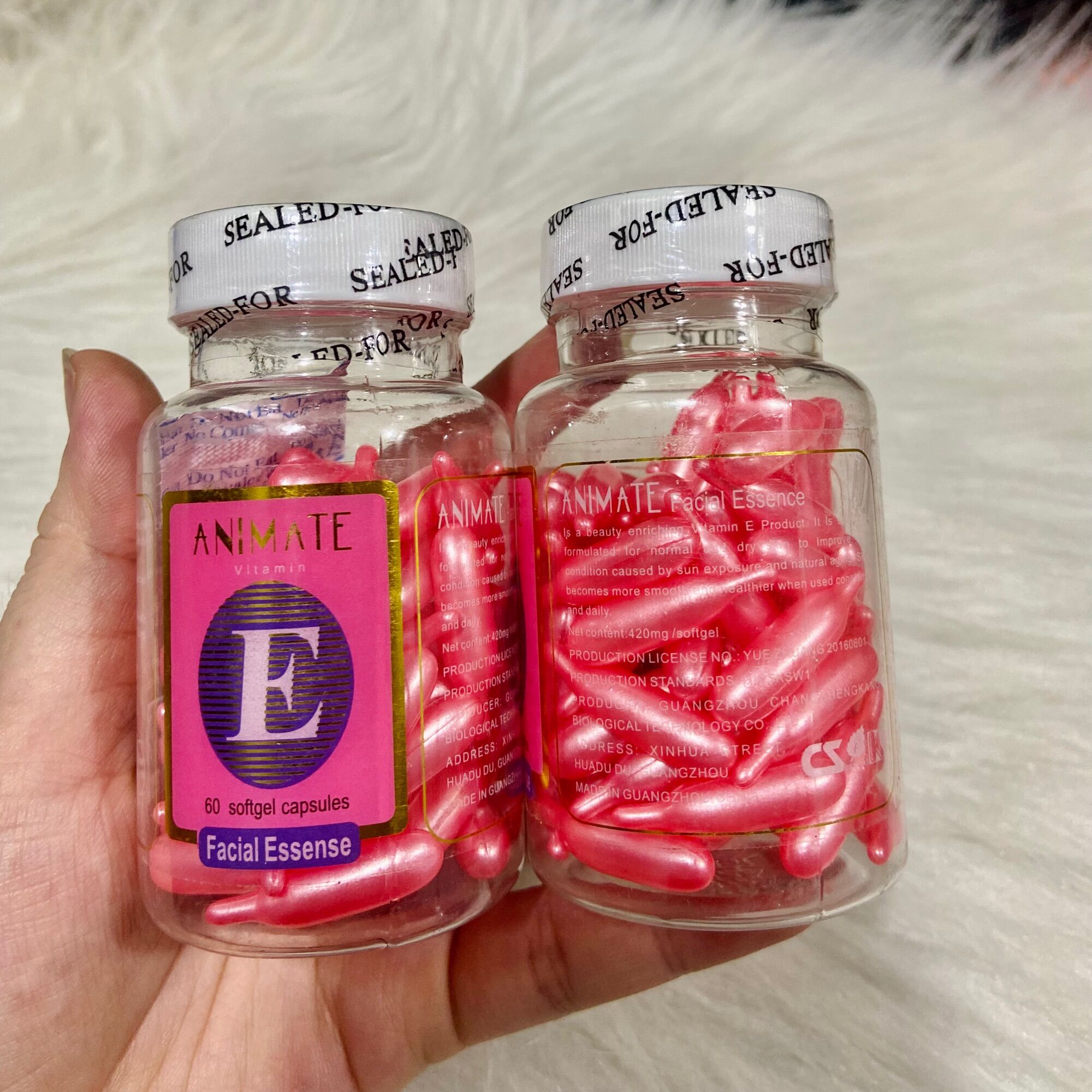 Viên dưỡng vitamin e trộn kem