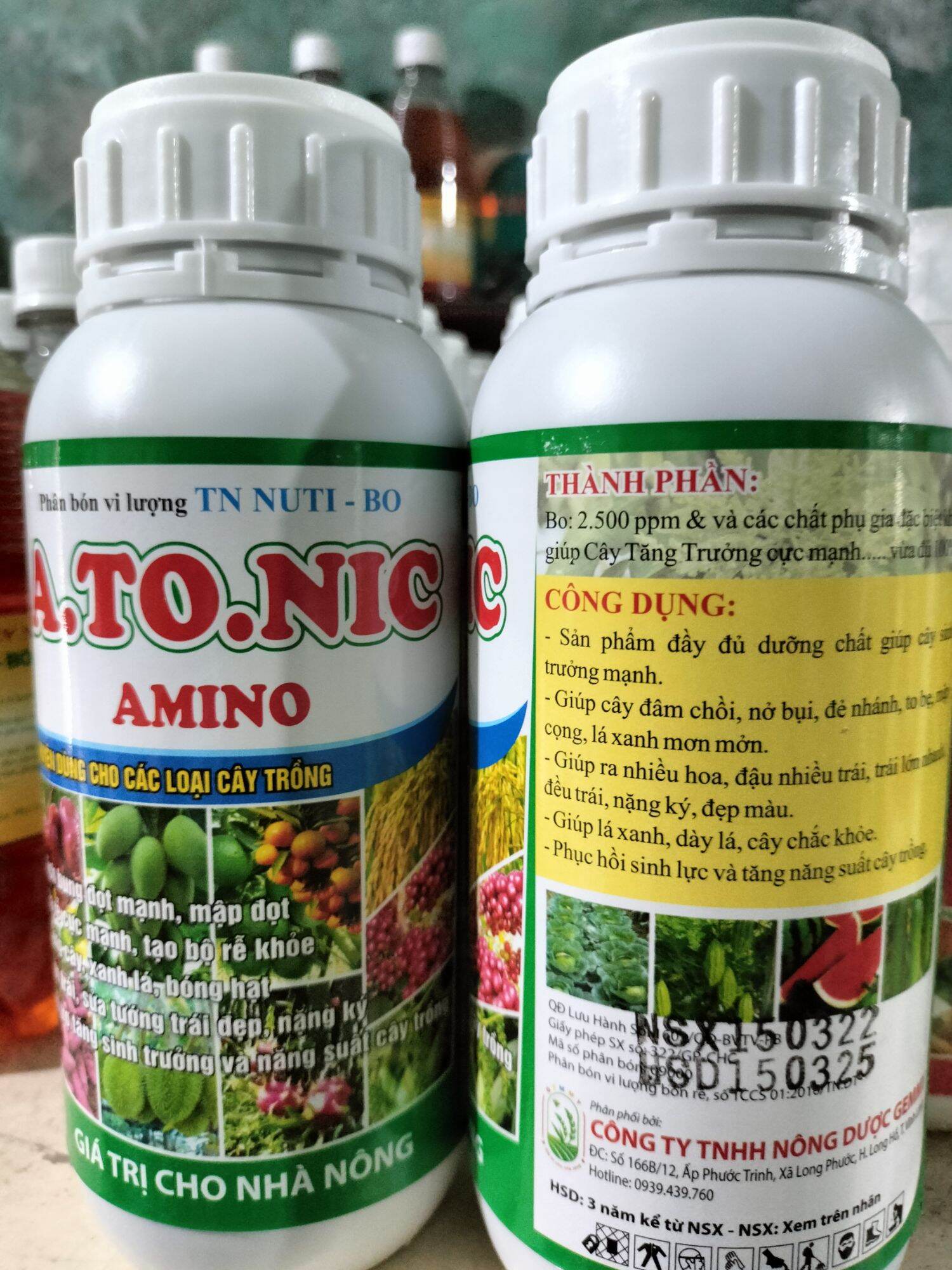 Atonic amino kích thích sinh trưởng, đâm chồi, đẻ nhánh, ra rễ cực mạnh, lớn trái , cơm dầy nặng ký
