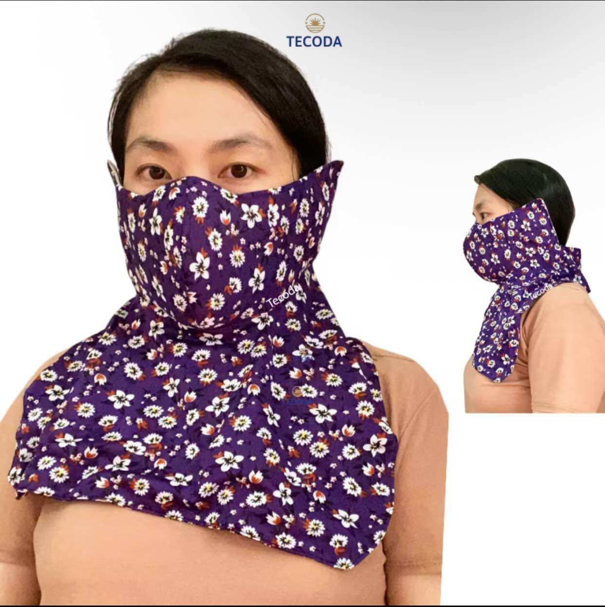 3-Layer Sun Protection Mask with Full Face and Neck Coverage, Soft, Breathable Fabric, Anti-Uv - 3