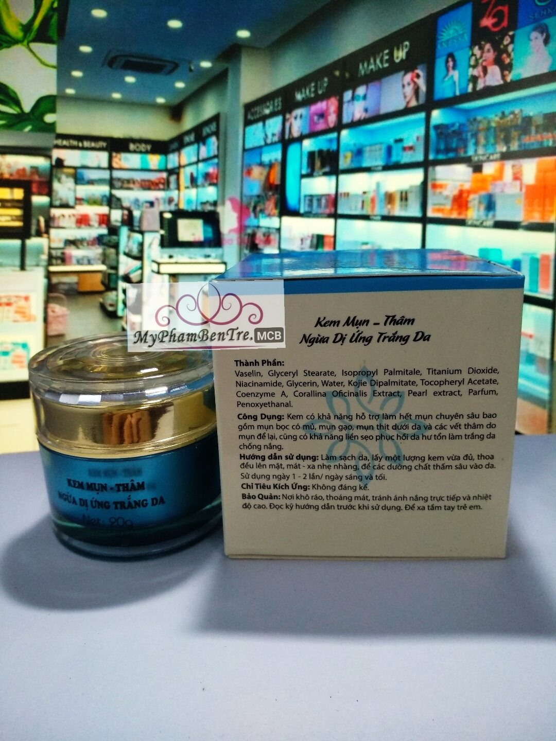KEM MỤN THÂM NGỪA DỊ ỨNG TRẮNG DA 20g