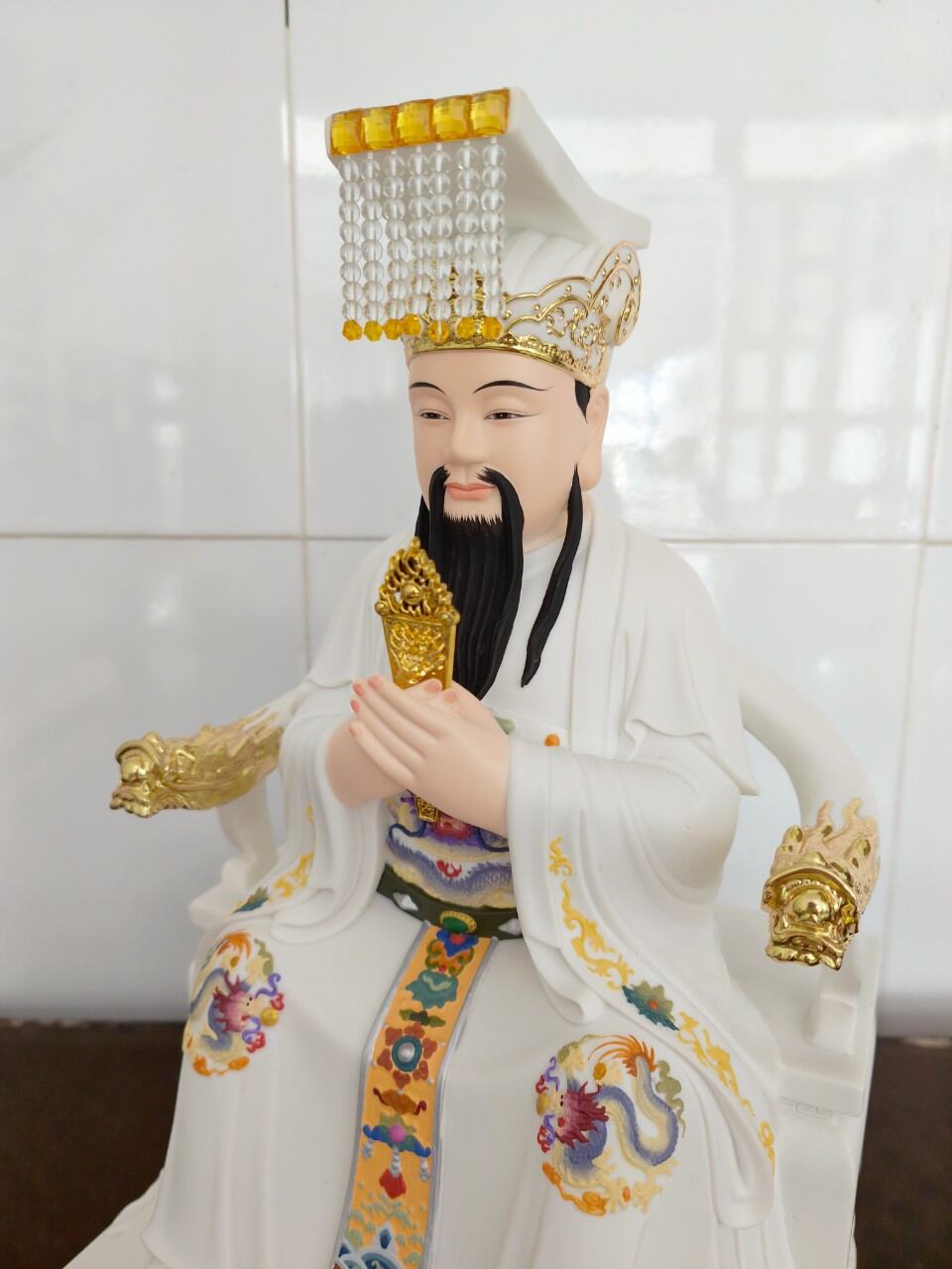 Tượng Ngọc Hoàng Thượng Đế  cao 30cm