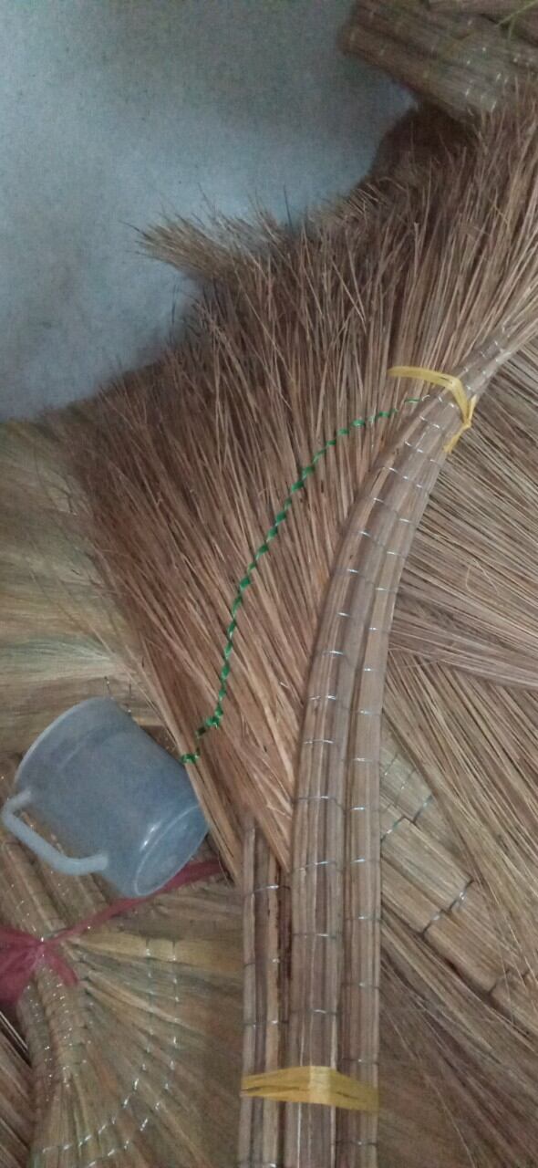 Chổi cau (chổi xương) quét sân