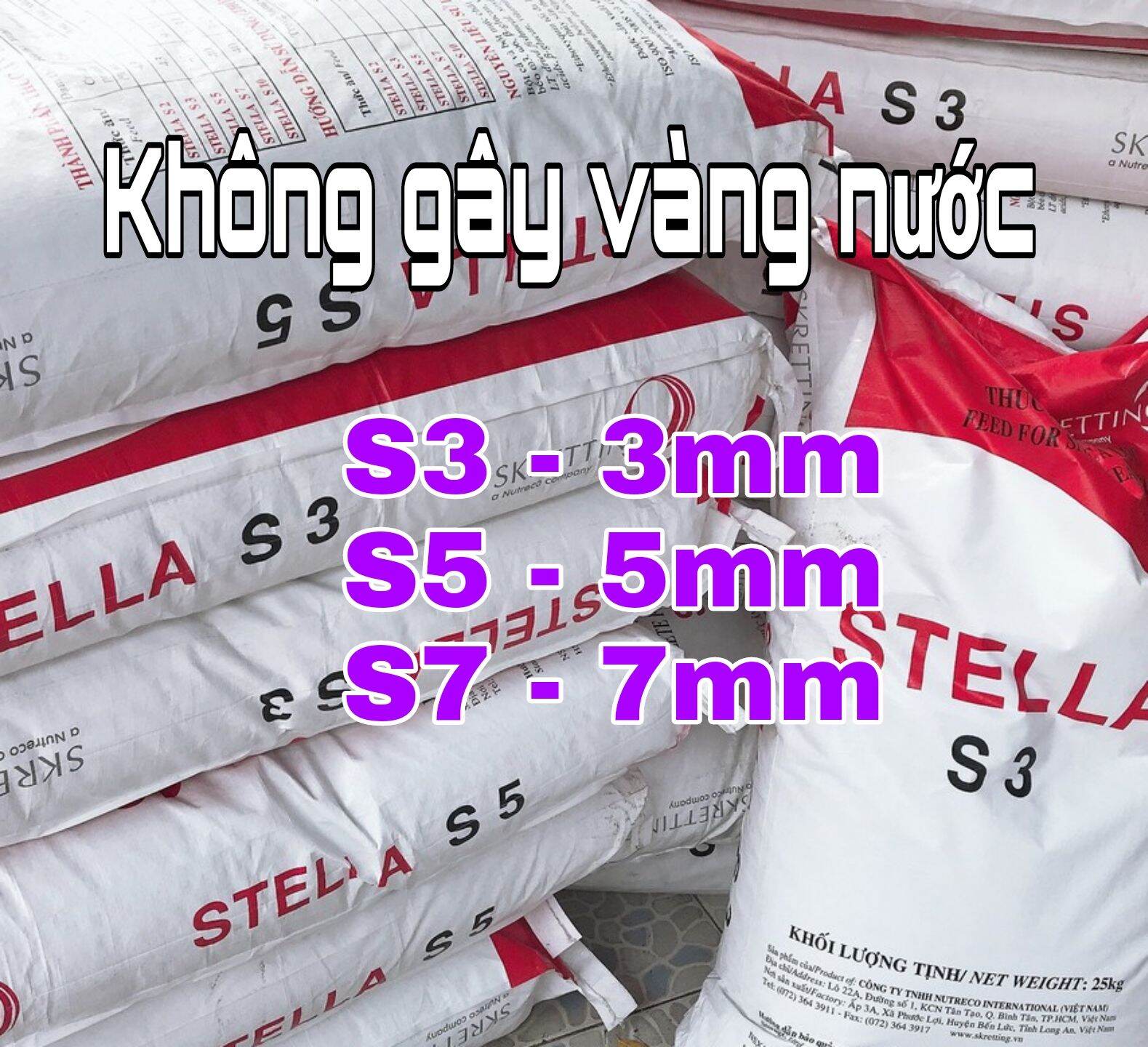cám stella s5 new không váng dầu 10kg
