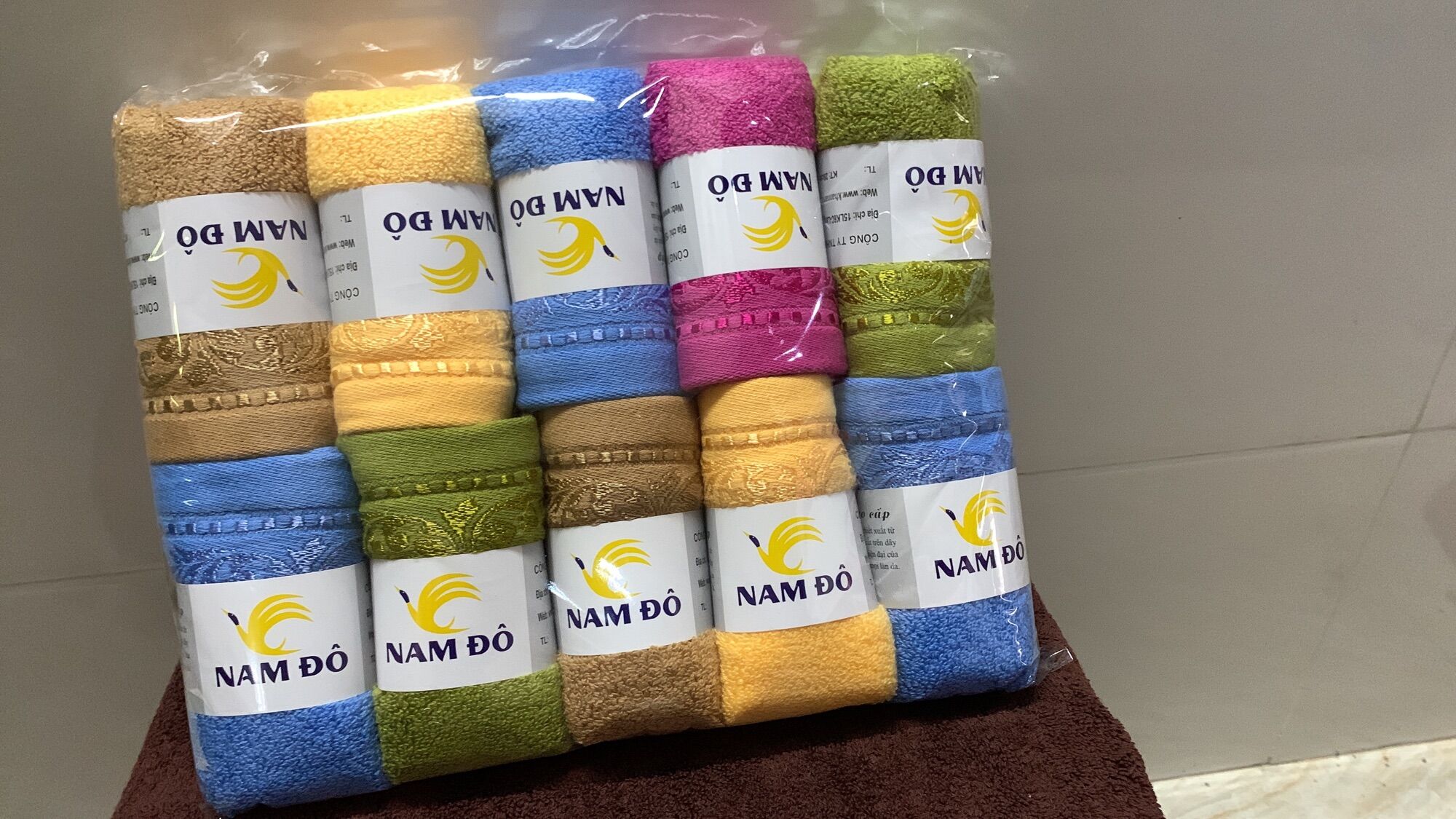 [ Hàng cao cấp] combo 10 khăn mặt sợi tre cao cấp mềm mịn, không phai màu