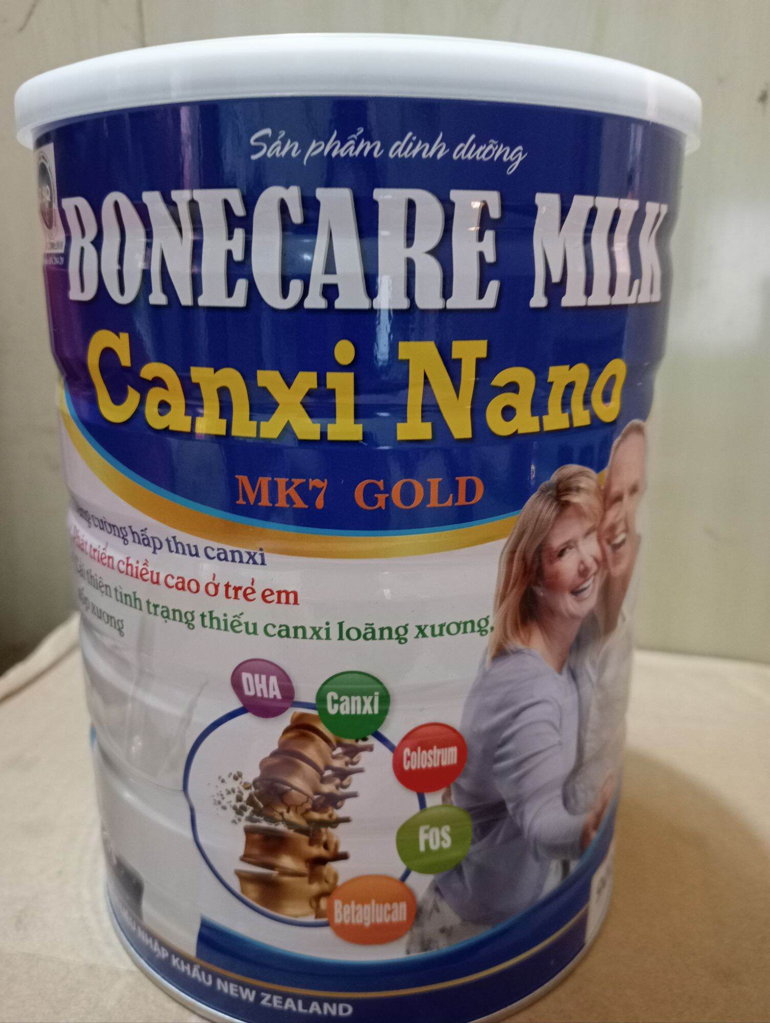 900g Sữa non Bonecare milk canxi nano  cung cấp dinh dưỡng giúp phát triển chiều cao cho trẻ, xương 