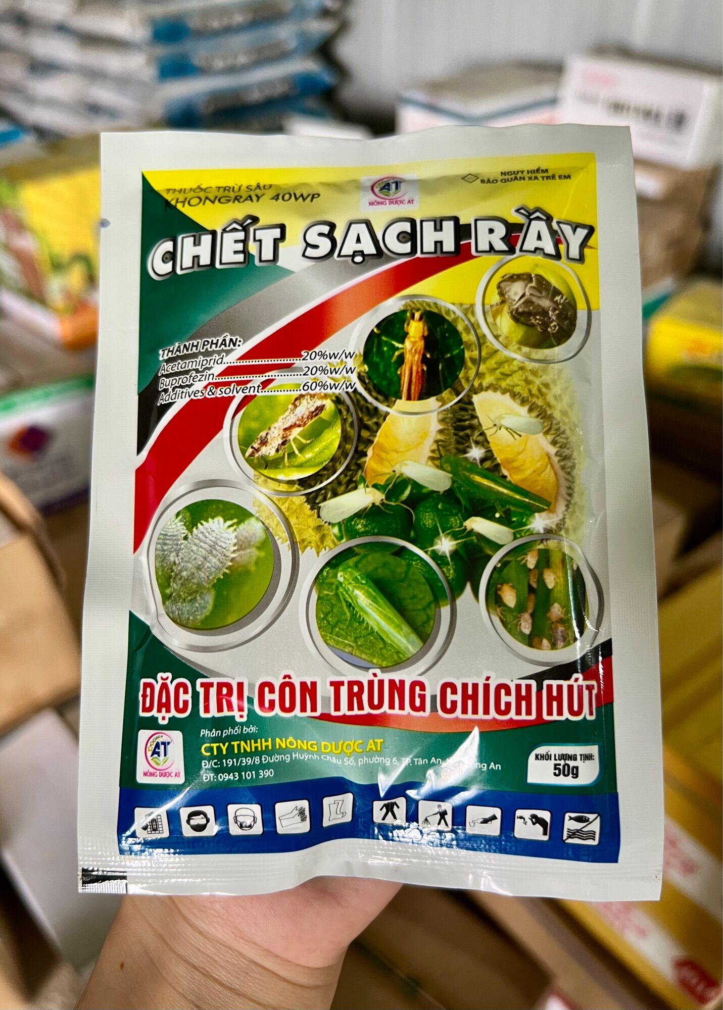 Chết sạch rầy trừ côn trùng chích hút