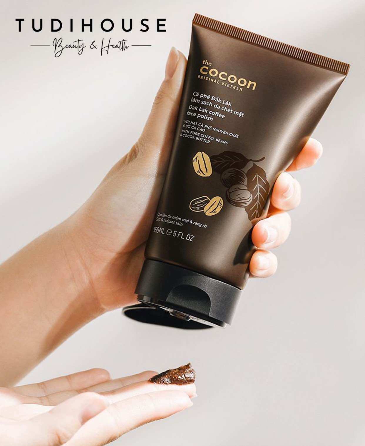 tẩy da chết cho mặt Cocoon Cà phê Đắk Lắk 150ml