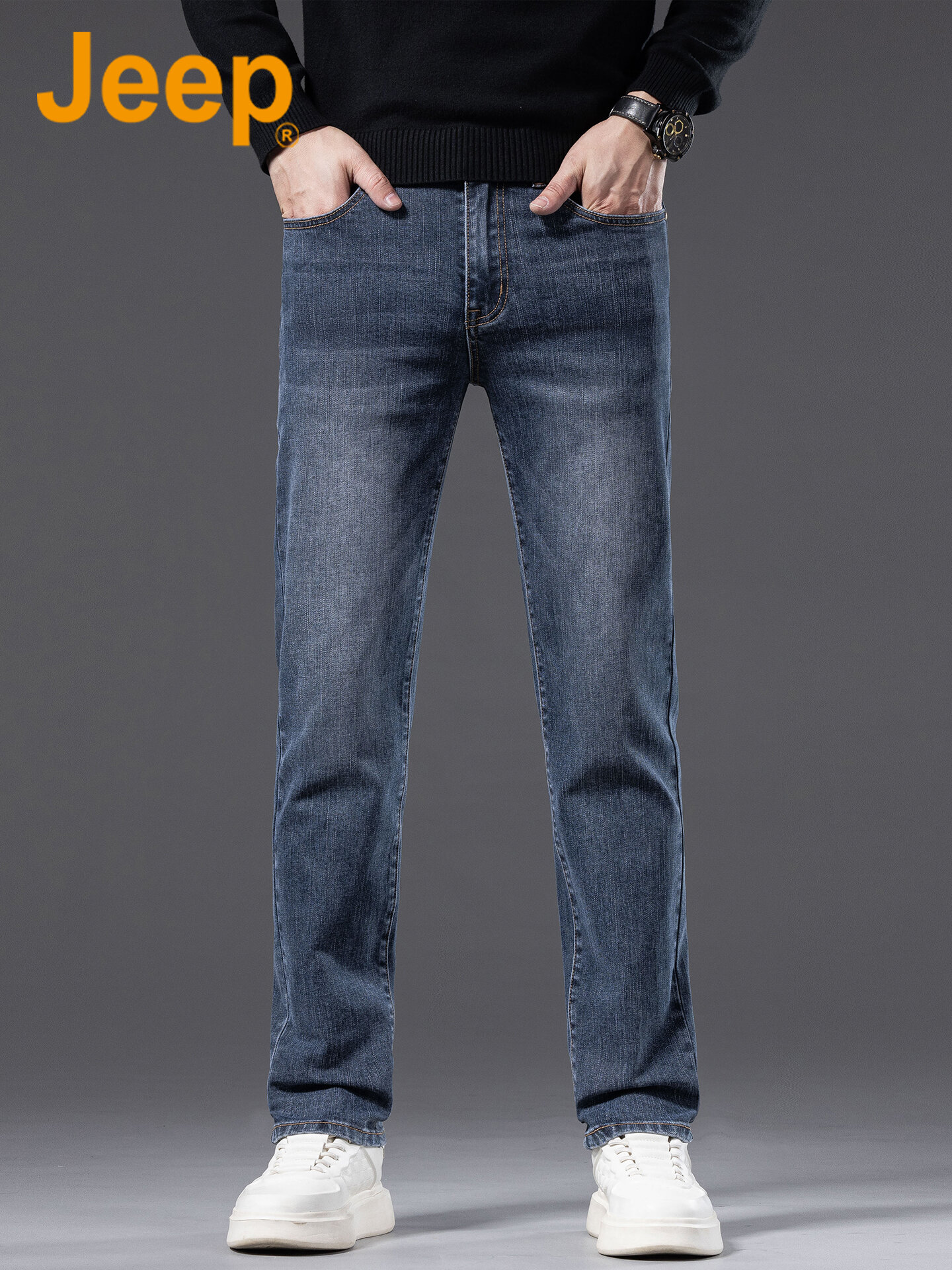 [Jeep | Men's Autumn/Winter Business Casual Fashion Straight Leg Jeans,Jeep | Men's Autumn/Winter Business Casual Fashion Straight Leg Jeans,] Giá 1,387,000 Đồng*Miễn phí vận chuyển