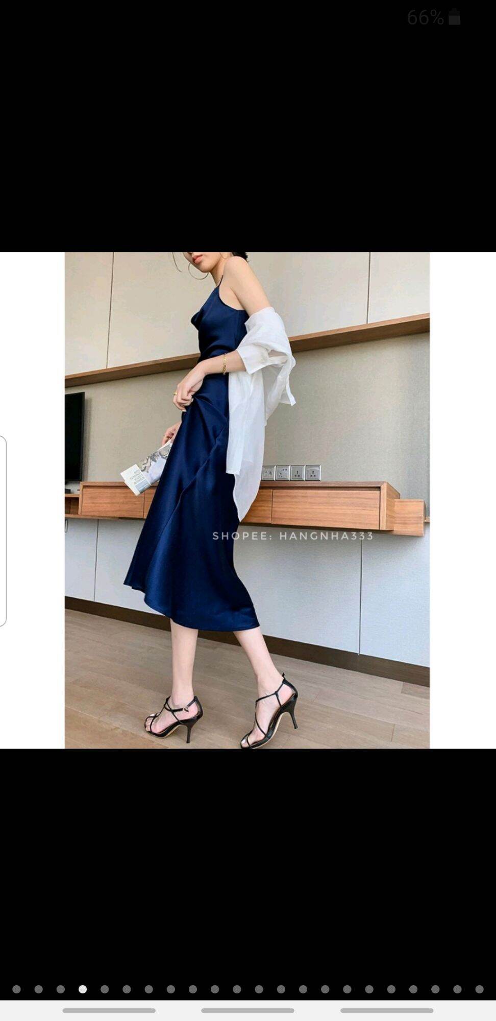 váy lụa sexy cho chị e dạo phố