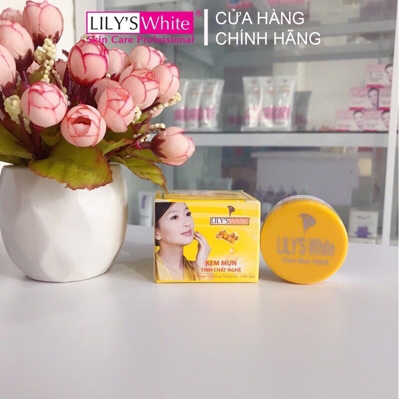 Kem Mụn Tinh Chất Nghệ Lily’s White