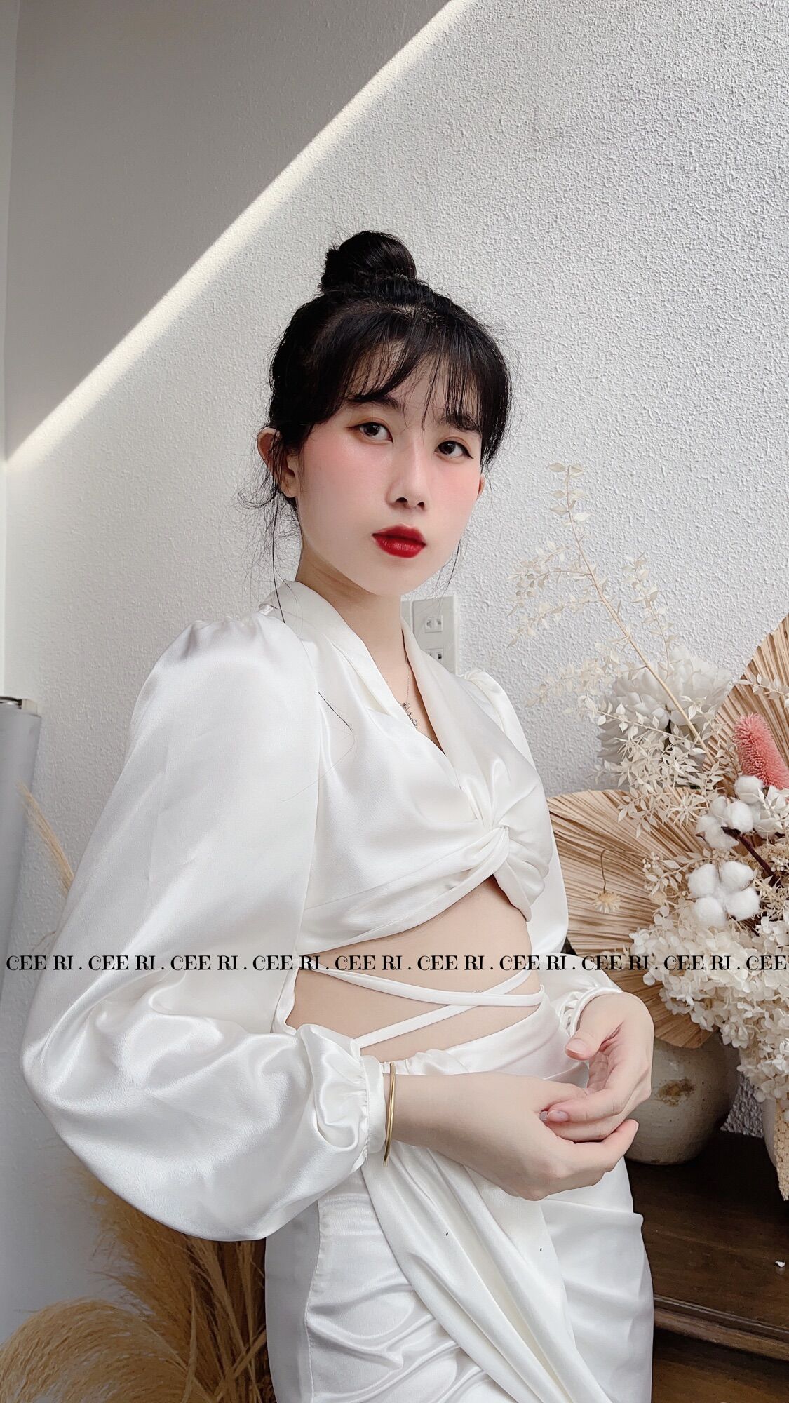 Ảnh Thật MẪU ĐỘC QUYỀN SHOP CEERI - vet lụa đen