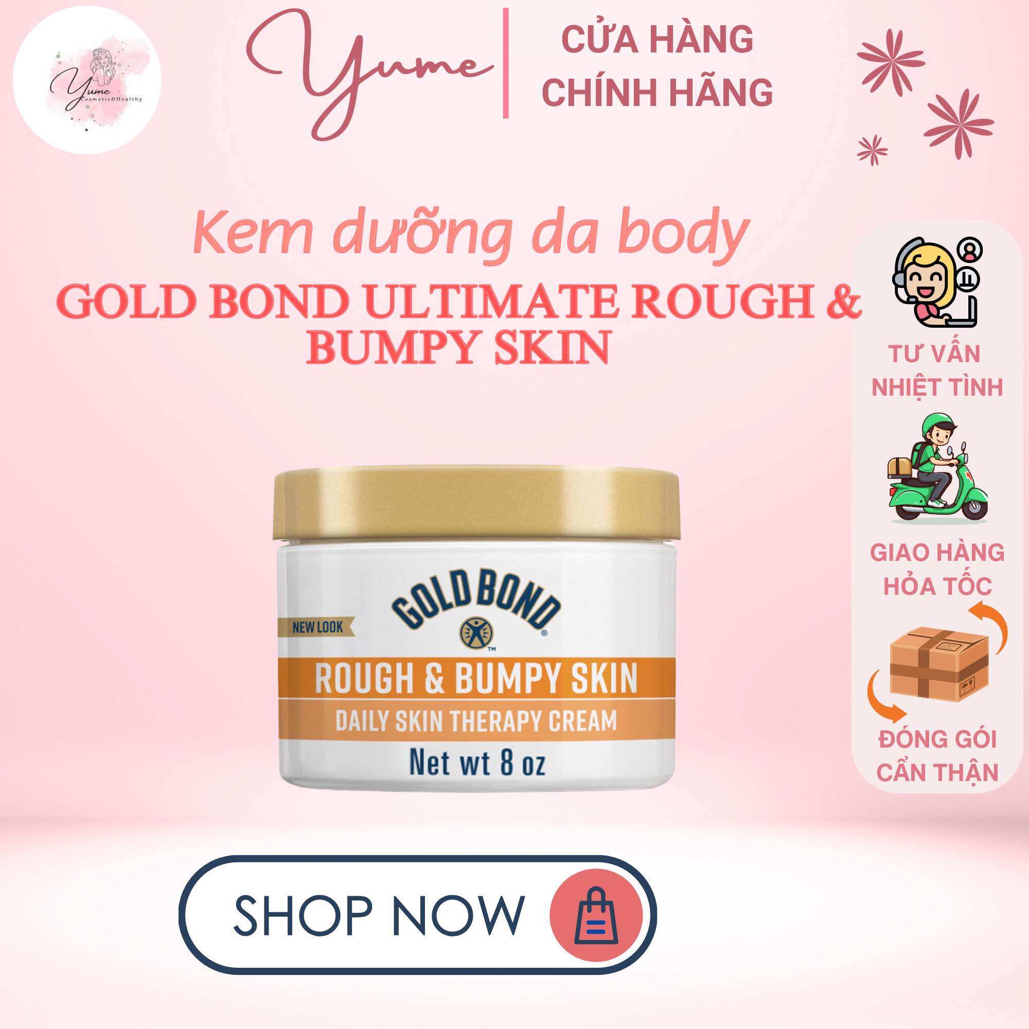 [HCM][Cóbill]Kem dưỡng body Gold Bond