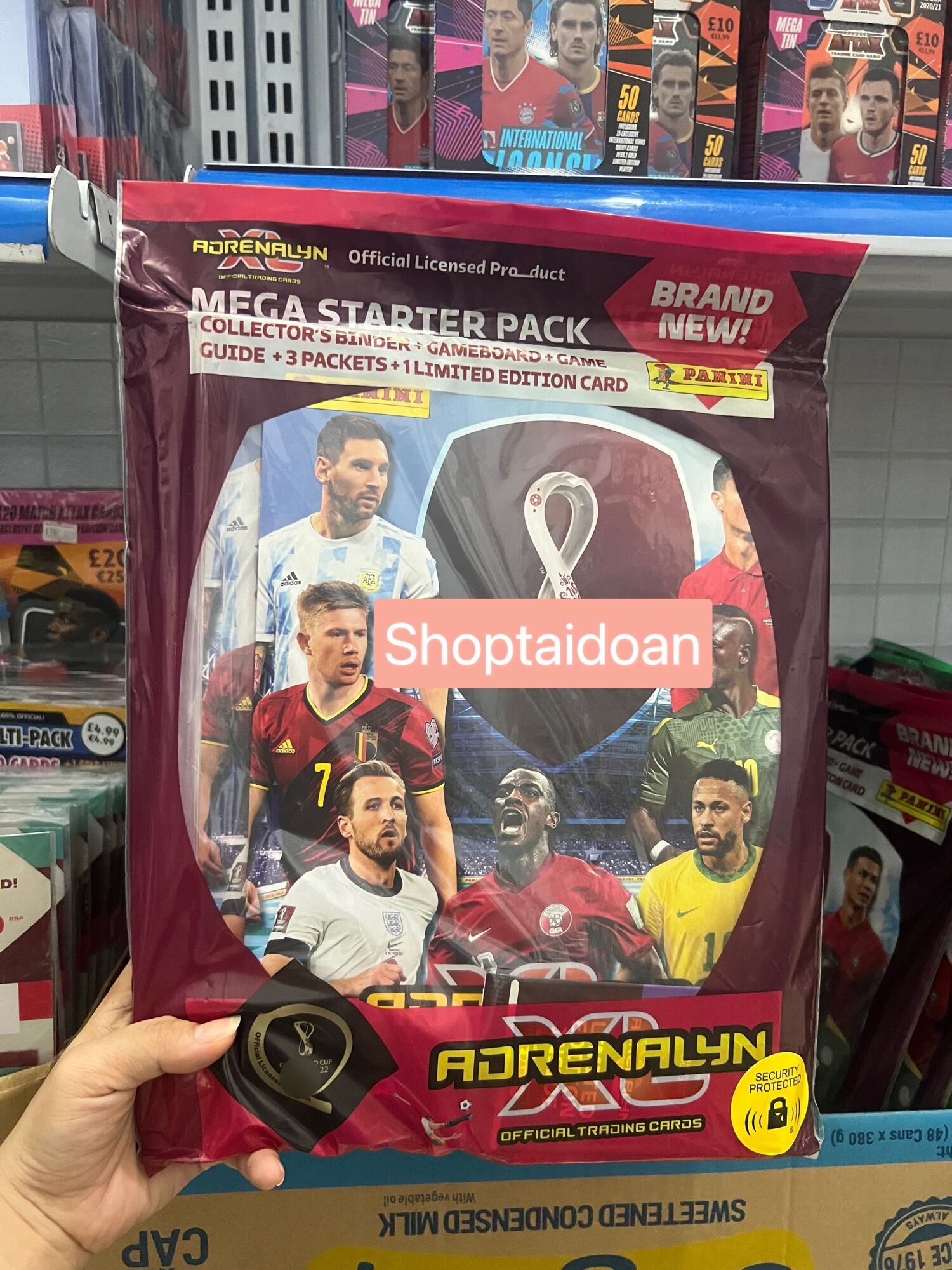 Túi Album Đựng Thẻ Starter Pack Panini i Adrenalyn XL Qatar World 2022