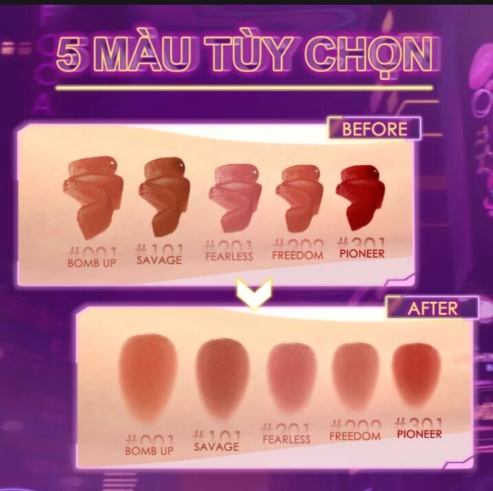 Son Môi Focallure Siêu Đẹp Siêu Lì