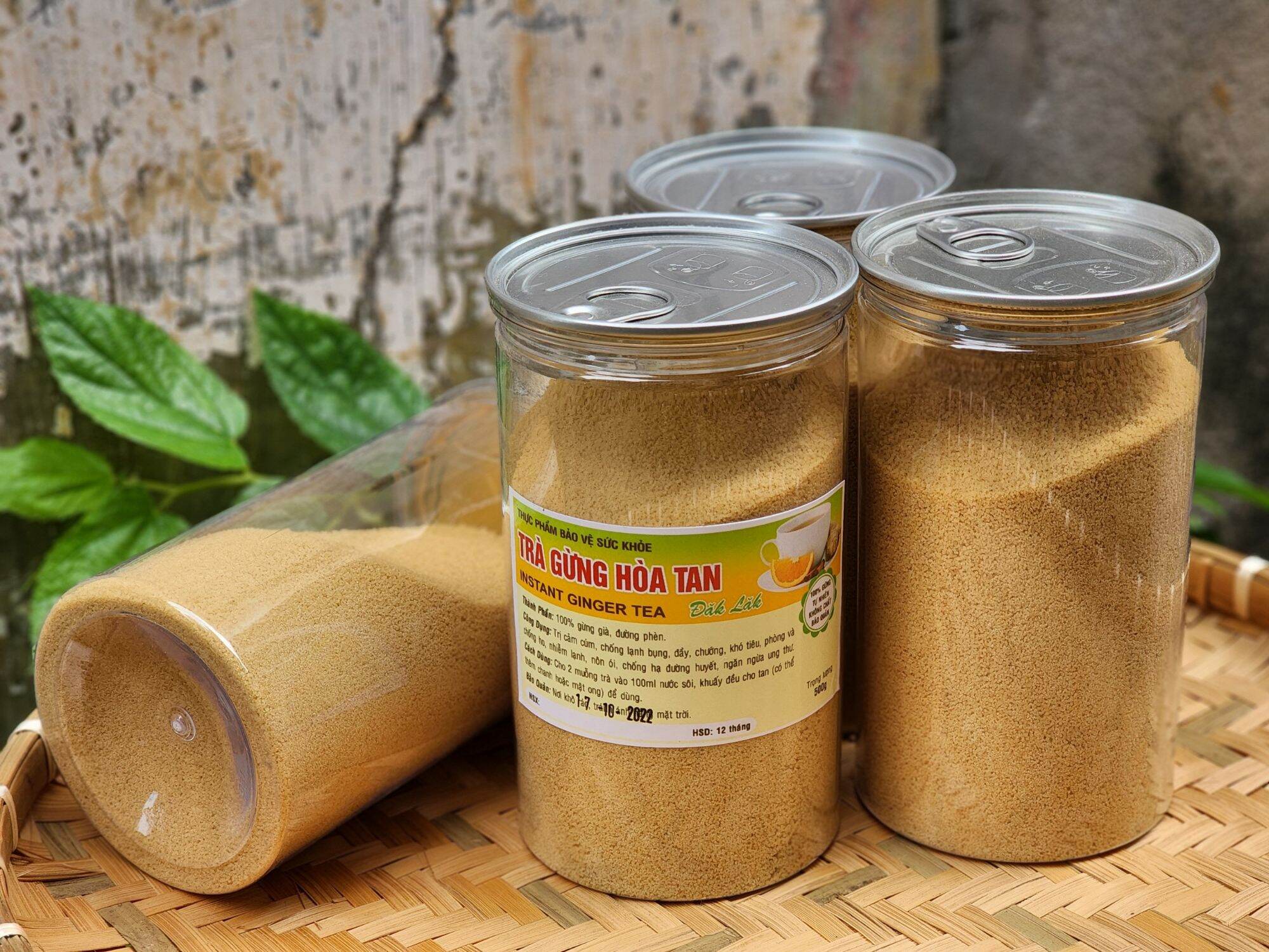 2 hũ Trà gừng hòa tan nguyên chất Daklak