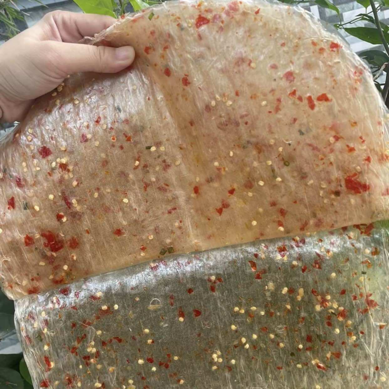- bánh tráng dẻo cay phơi sương - túi 500g / 1kg - đặc sản củ chi
