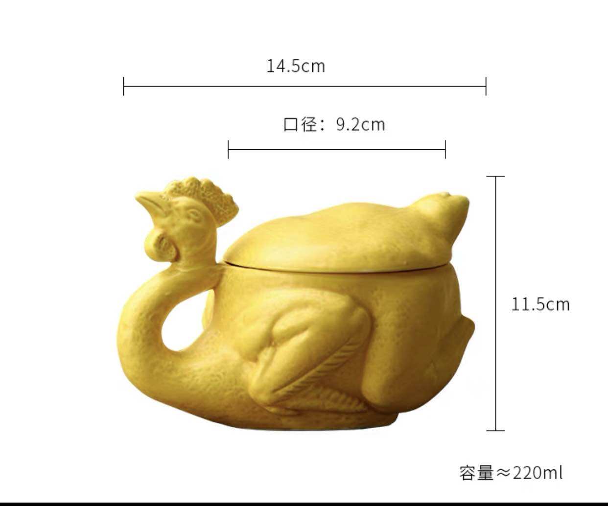 Cốc nước hình con gà luộc độc đáo