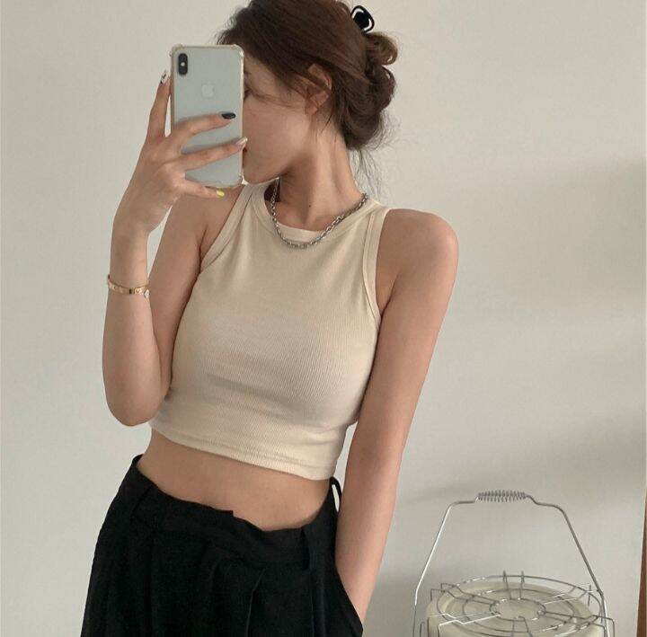 Áo Ba Lỗ Nữ Basic - Áo Croptop Nữ Cộc Tay Co Giãn (ĐỌC KỸ MÔ TẢ-CAM KẾT DÀY DẶN)