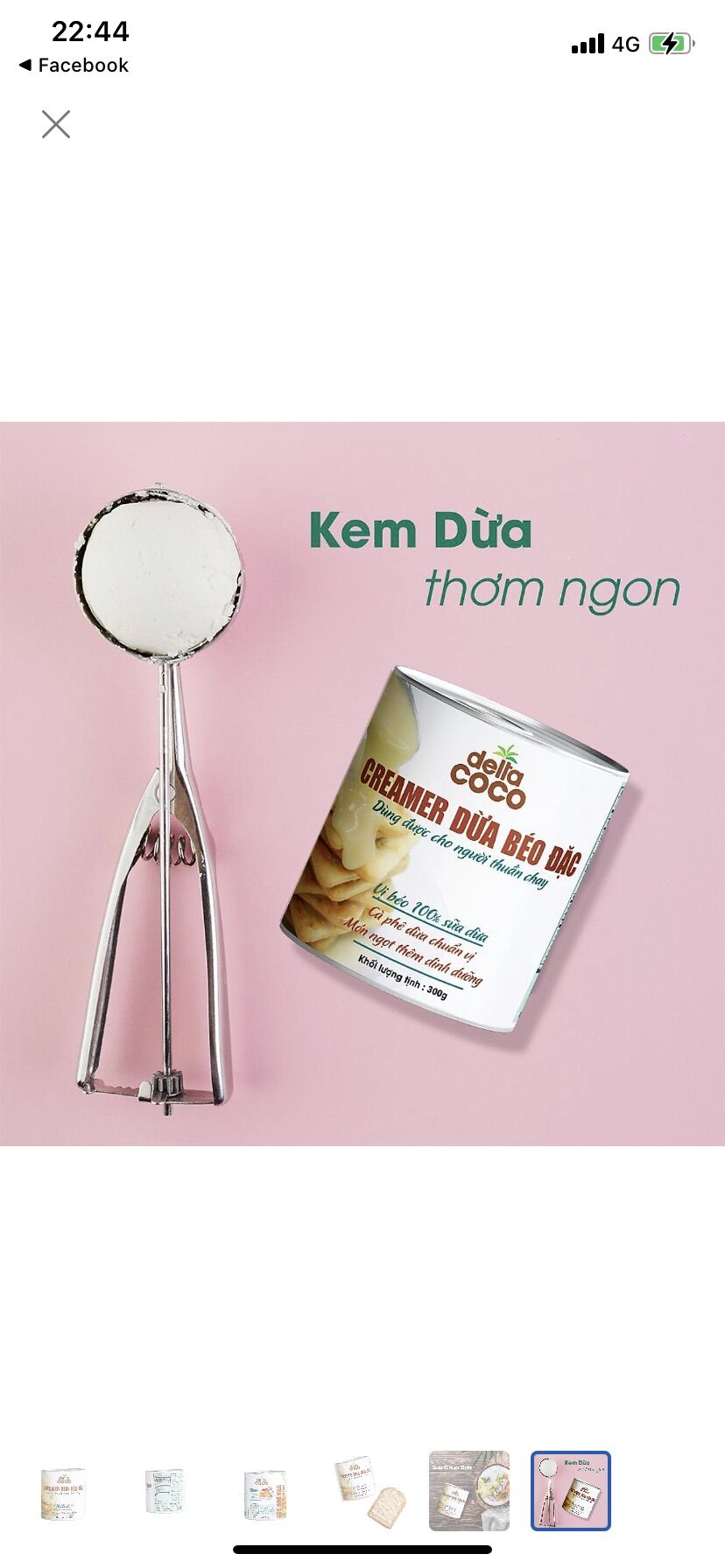 Creamer Sữa dừa Béo Đặc ( Thuần Chay )
