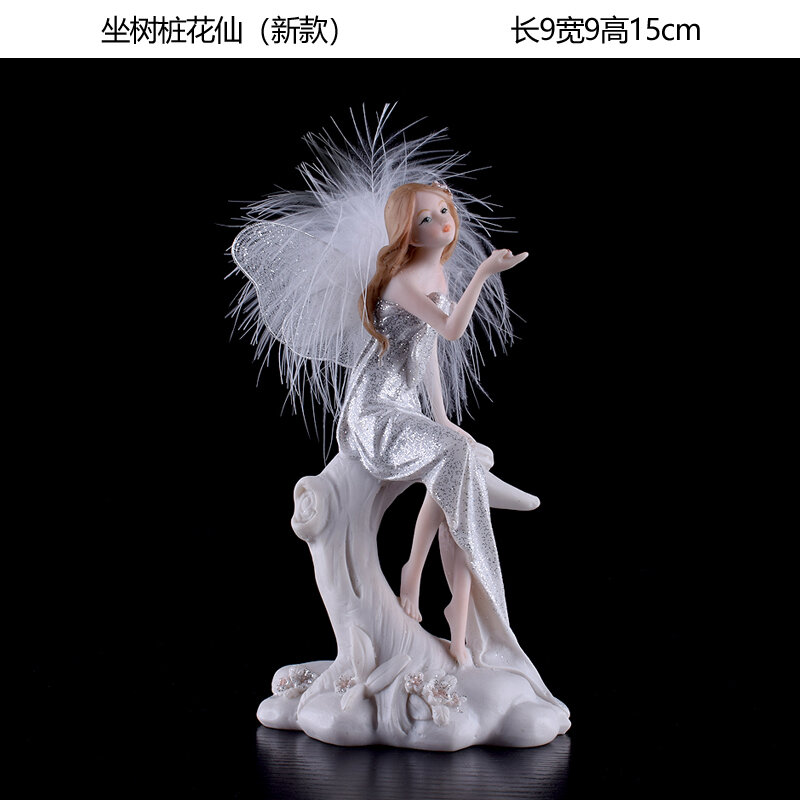 Đồ Trang Trí Thiên Sứ Mỹ Nữ Hoa Tiên Tử Kiểu Châu Âu Đồ Trang Trí Trong Nhà Bằng Nhựa Cây Quà Tặng Cưới Sinh Nhật Trẻ Em Bé Gái Sáng Tạo