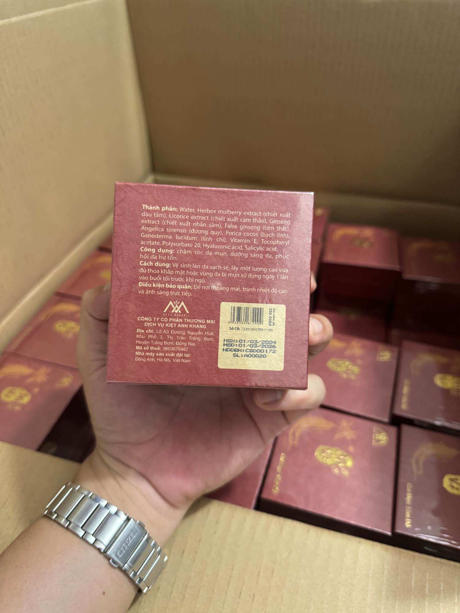 CAO SÂM MỤN 15gr fullsize _Chính Hãng Cao Sâm Đỏ 36 Vị
