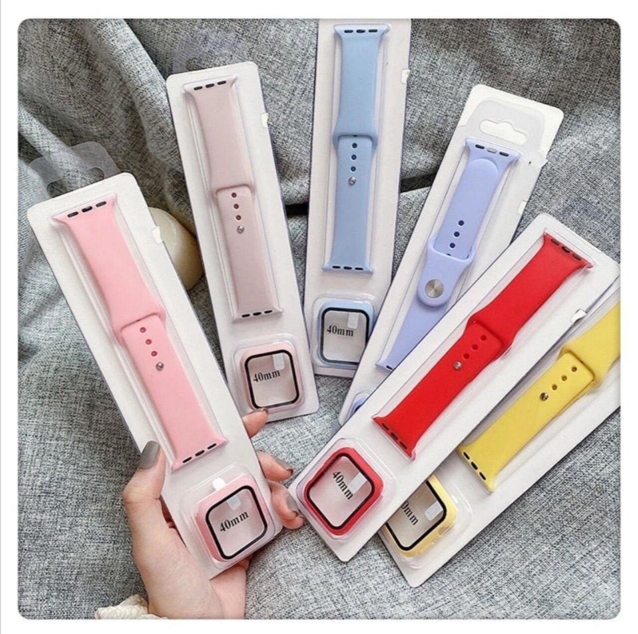 Dây và ốp Silicon cao cấp cho Apple watch