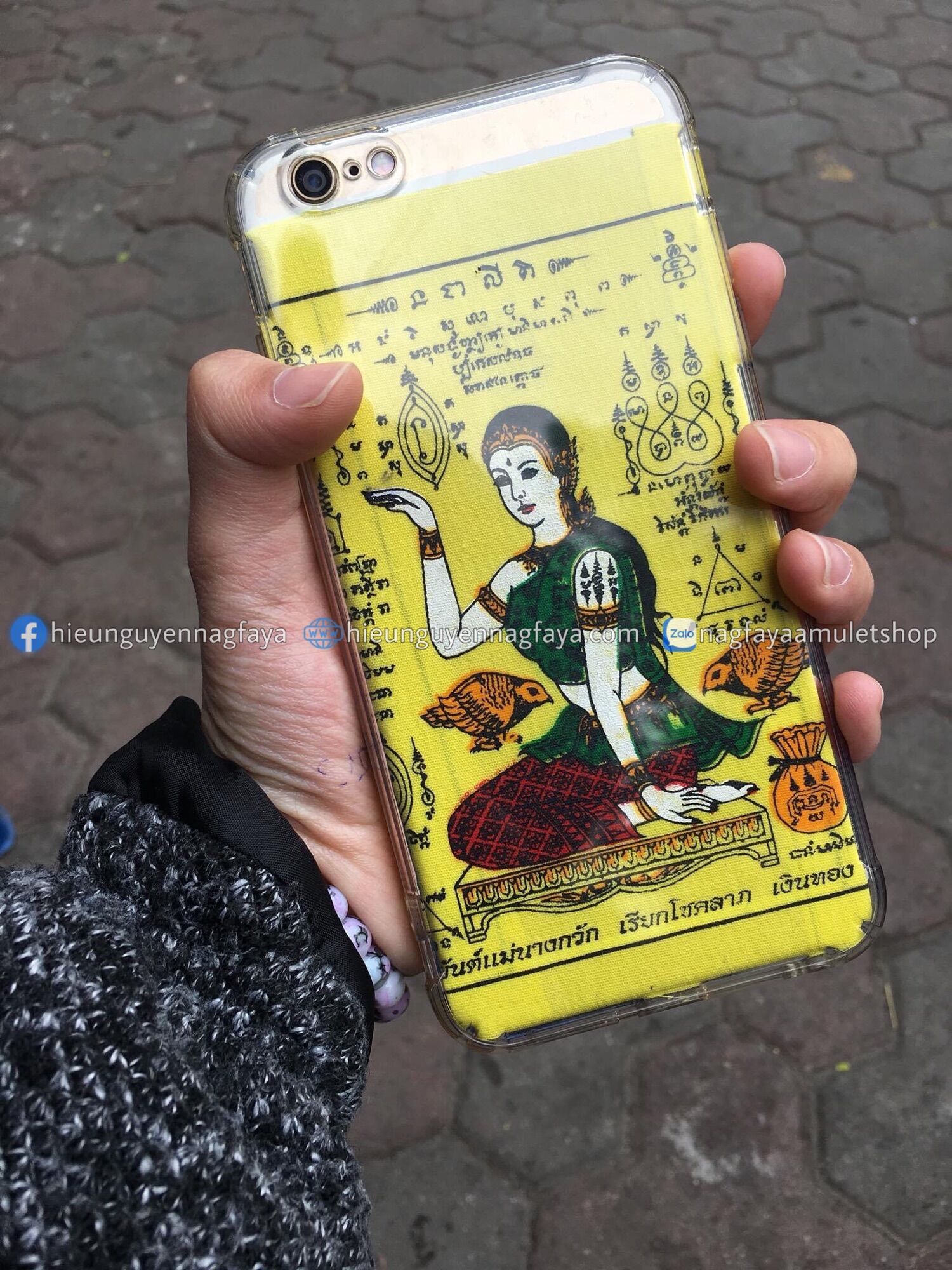 Tranh Mẹ Ngoắc Khách Thái Lan - yant