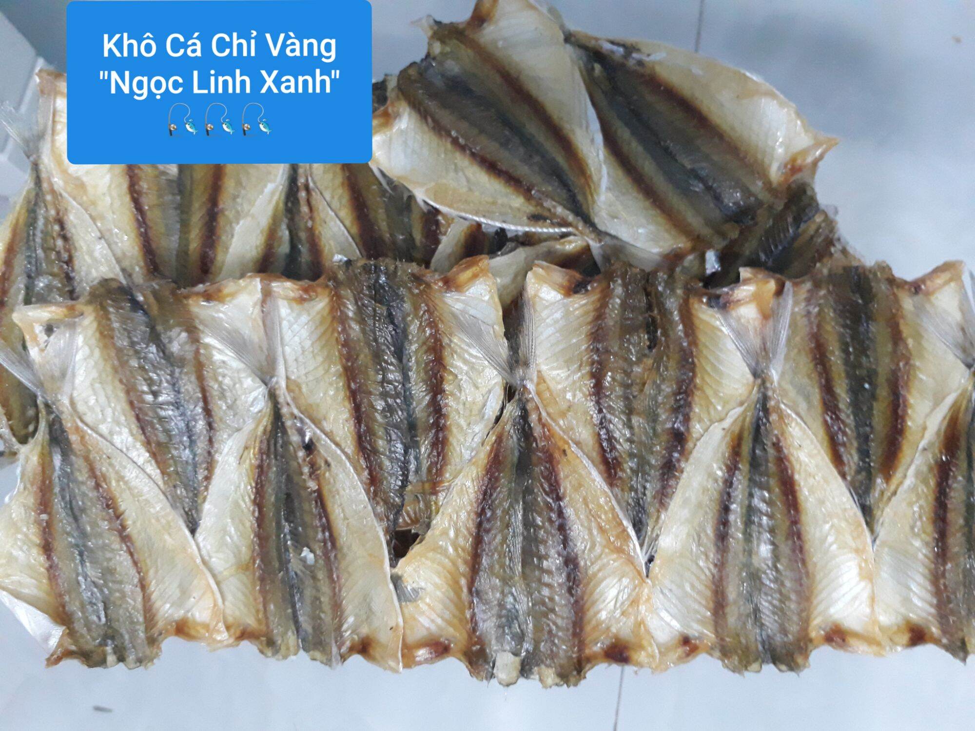 [HCM]KHÔ CÁ CHỈ VÀNG [BAO ĂN]500G/110K
