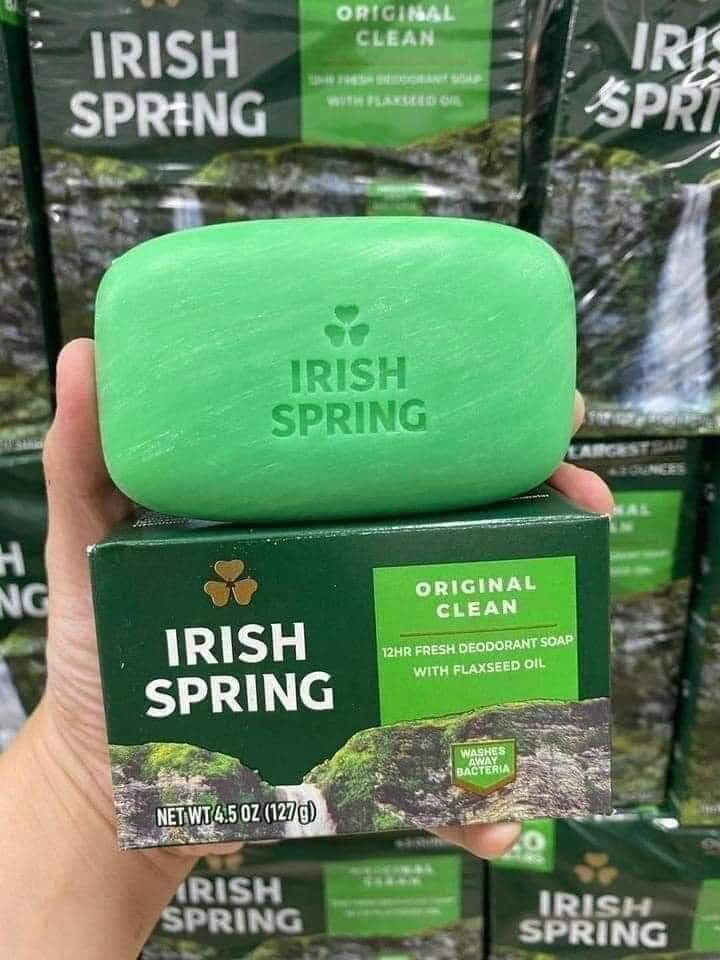 Combo 4 cục xà phòng diệt khuẩn IRISH SPRING 113gr - Mỹ