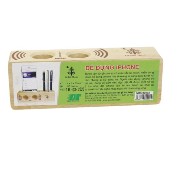 Đế đựng điện thoại  - gỗ Đức Thành ND5.00002