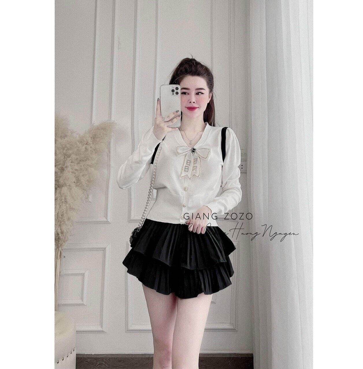 Chân váy dập ly xinh đẹp