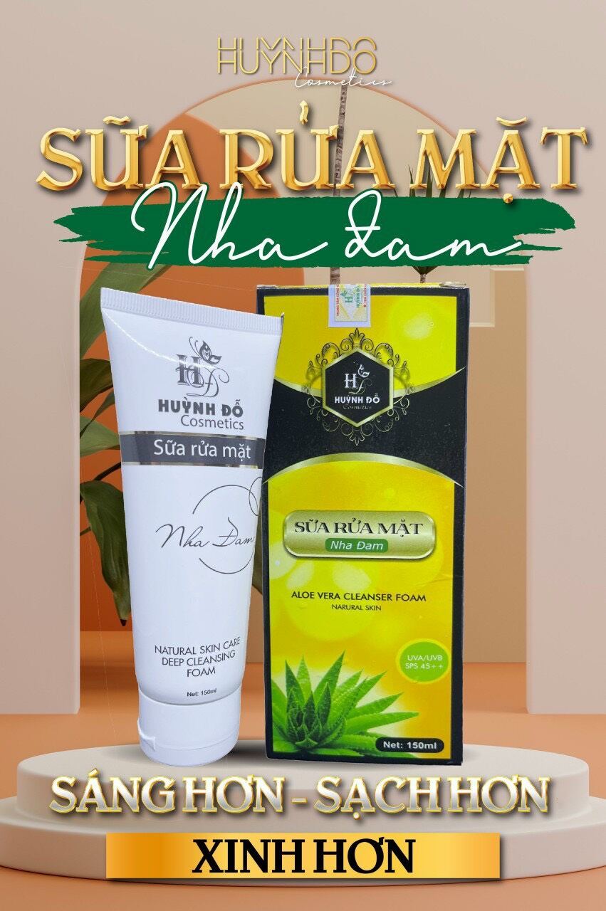Sữa Rửa Mặt nha đam huỳnh đỗ