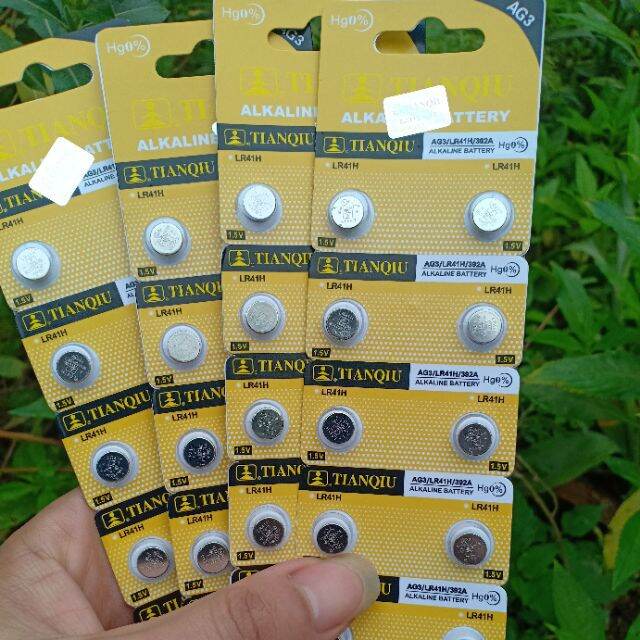 1 vỉ 10 viên pin ag3 392a cx41 lr41h