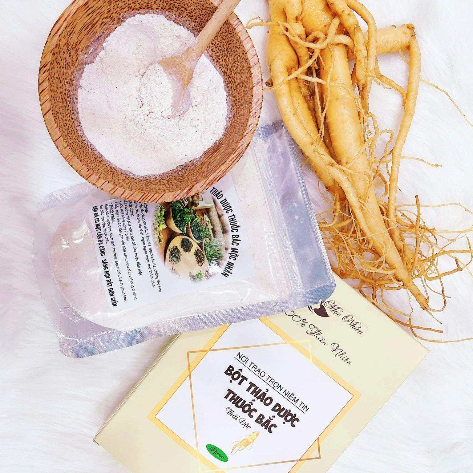 Bột Rửa Mặt Thải Độc Mộc Nhân Dưỡng Da Hỗ Trợ Tái Tạo Da