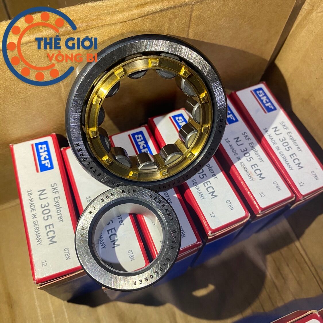 Vòng bi bạc đạn SKF NJ 305 ECM