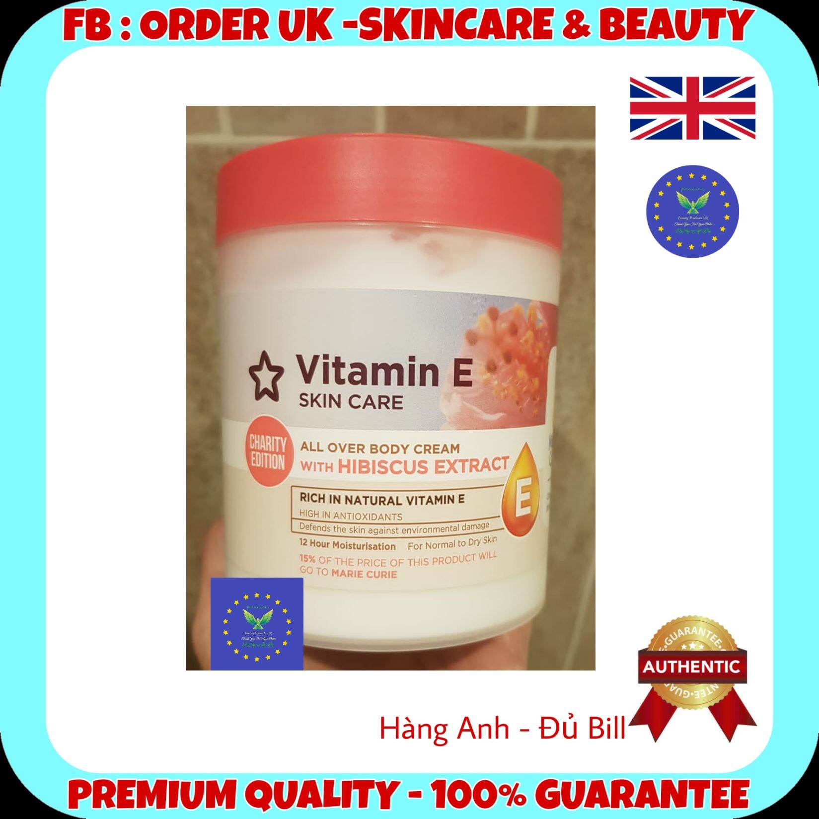 VITAMIN E dưỡng thể dành cho body