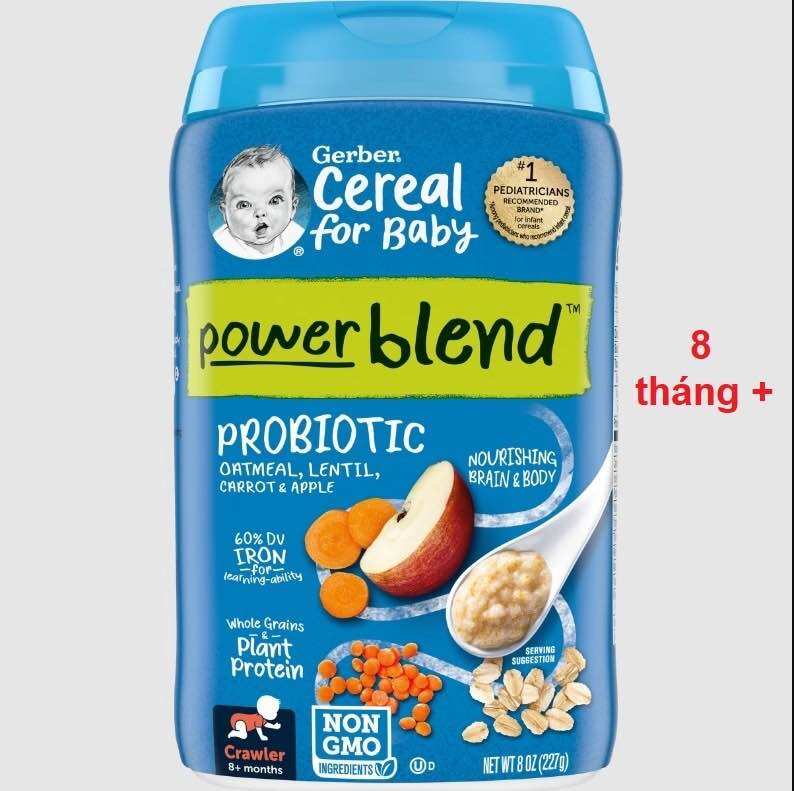Bột Ăn Dặm Gerber Mỹ Hộp 227g
