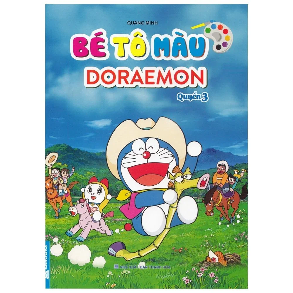 Sách - Bé Tô Màu - Chủ Đề Doraemon - Trọn Bộ 5 Cuốn
