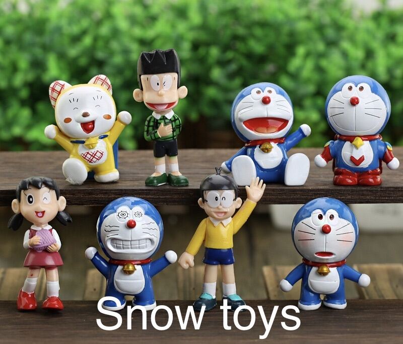 Mô hình Doraemon - Trọn bộ 8 Mô hình: Nobita Suneo Shizuka Doraemon Dorami - Xeko Xuka Doremon Doremi - Cao 5~8cm Mô hình Doraemon - Trọn bộ 8 Mô hình: Nobita Suneo Shizuka Doraemon Dorami - Xeko Xuka Doremon Doremi - Cao 5~8cm